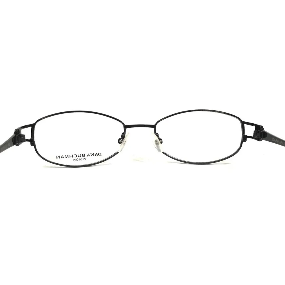Dana Buchman Eyeglasses Frames ESTELLE BK Black Wire Rim Crystals 50-18-130